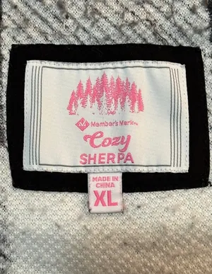 Members Mark Cozy Sherpa Full Zip Jacket thumbnail 8