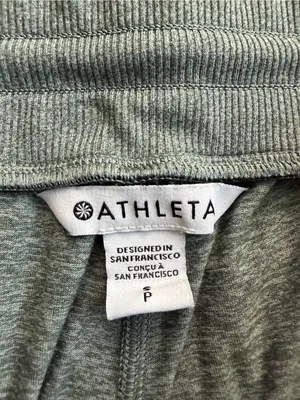 Athleta Uptempo Jogger Green Heather Soft Stretch Pants Size S thumbnail 3