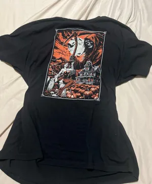 Halloween graphic tee Black Size XL thumbnail 1