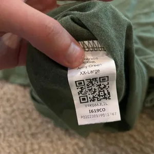 oversize army green size 2xl woman top shirt comfy thumbnail 3