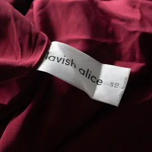 Lavish Lice.‎ Ruby Holiday Satin Wrap Dress. thumbnail 10