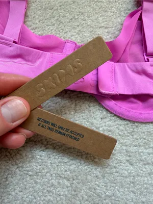 SKIMS No Show Molded Unlined Demi Bra Pink 34B NWT‎ Underwire thumbnail 6