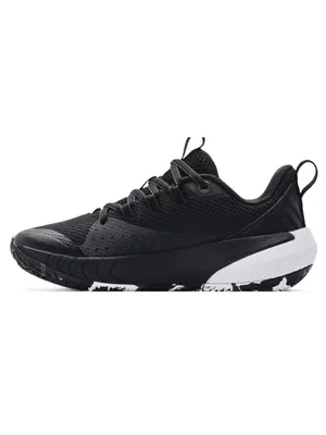 Women’s Under Armour UA HOVR Ascent Basketball Shoes 9 Black White 3025680 001 thumbnail 3