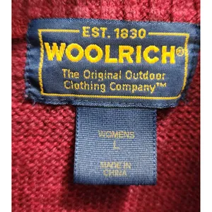 Woolrich Christmas Cardigan Snowman Embroidered Button Up Sweater L‎ thumbnail 5
