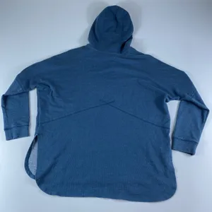 The North Face Hoodie Womens Medium Blue Oversized‎ Pullover Cotton Long Sleeve thumbnail 6