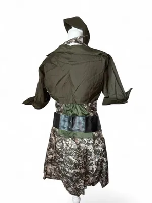 Sexy army Halloween costume Green Size M thumbnail 3