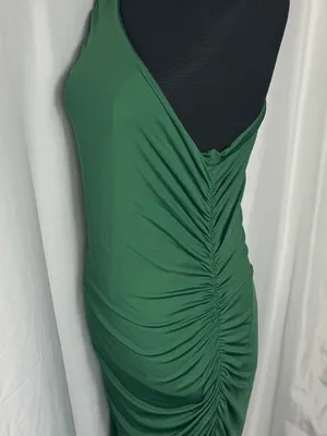 Botique style homecoming party fits One-Shoulder Emerald Green Sheath Dress XL thumbnail 11