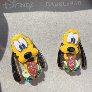 1 pc Disney X BAUBLEBAR Minnie Mouse Pluto Goofy diamond drop earring w/ box 🎁 thumbnail 7