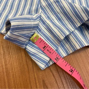 Altar'd State High Rise Blue White Striped Pajama Lounge Shorts Cotton NWT XXL thumbnail 4