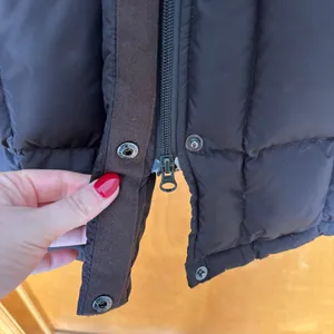 The North Face Metropolis 600 Fill Down Parka Brown Women Small Puffer Coat Hood thumbnail 6