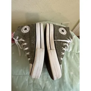 Converse Chuck Taylor All Star Lift Platform High Top Corduroy Size 8.5 thumbnail 3