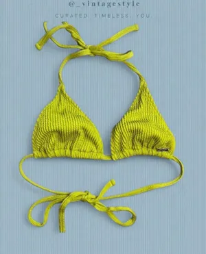 Nasty Gal Bikini Top Triangleribbed thumbnail 1