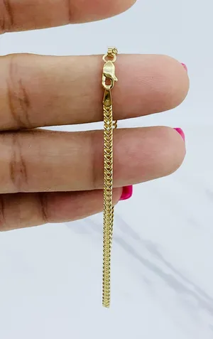 Real 10k solid Gold Women’s Franco Bracelet thumbnail 4