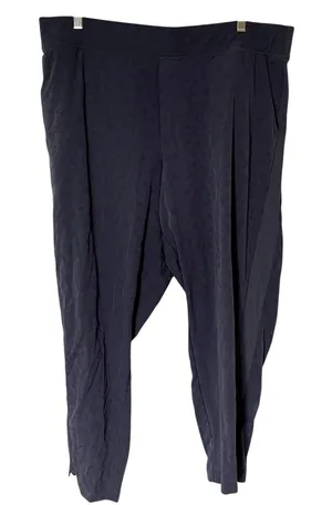 Athleta brooklyn textured ankle pant indigo pockets women's size 18‎ trousers thumbnail 1