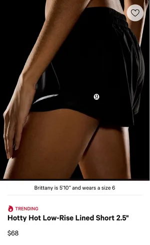 Lululemon Hotty Hot Low-Rise 2.5" Shorts thumbnail 10