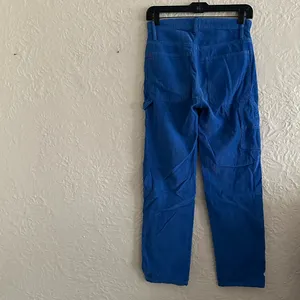 Urban Outfitters BDG Bold Blue Slim Straight Utility Carpenter Cargo Pants 25 thumbnail 4