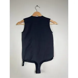 Skims (C4) Essential Crew Neck Thong Bodysuit Women's Onyx Size L/XL NWOT thumbnail 4