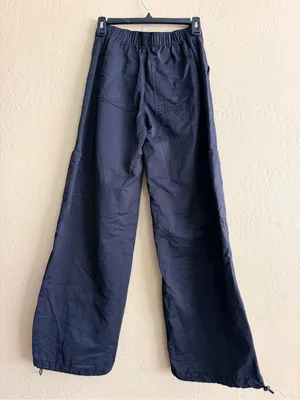 Celebrity Pink Black Wide-Leg Cargo Pants thumbnail 2