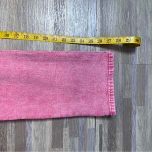 Juicy Couture Pink Acid Washed Straight Leg Jeans NWT Women’s Size 25” thumbnail 10