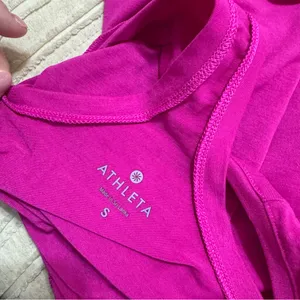 Athleta Magenta Racerback Tank Top thumbnail 4