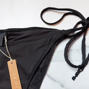 NWT Skims Signature Swim Dipped Tie Bikini Bottom thumbnail 3