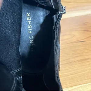Marc Fisher Knee High Riding Boots Womens 9 M‎ Pebbled Black Leather Equestrian thumbnail 10
