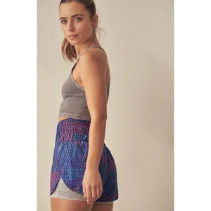 Free People Womens Large Blue The Way Home‎ Short Marianas Combo Print New thumbnail 2