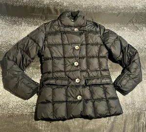 Womens M Miss Sixty Vintage Y2K Black Quilted Puffer Jacket thumbnail 1