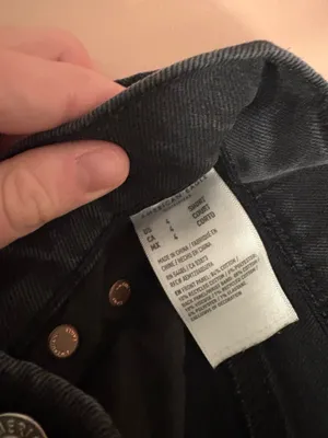 American Eagle black strigid jeans thumbnail 2