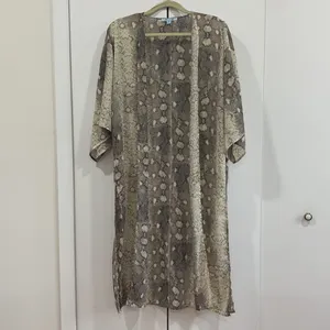 She & Sky Snakeskin print cardigan thumbnail 2