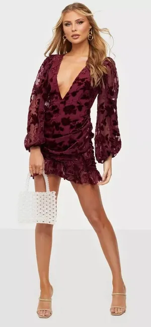 Nwot | For Love & Lemons‎ Penelope Mini Dress-Small thumbnail 1