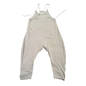 Free People Movemen Mocha Latte oversized Hot Shot Jumpsuit Sz small thumbnail 4