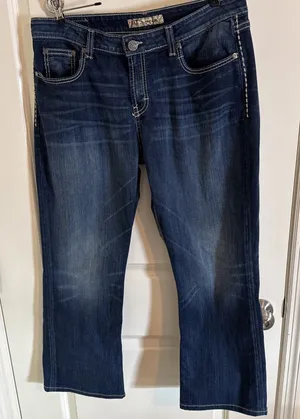 Women's BKE Taylor Jeans Low Slung Baggy Relaxed‎ Fit Sz 33 thumbnail 1