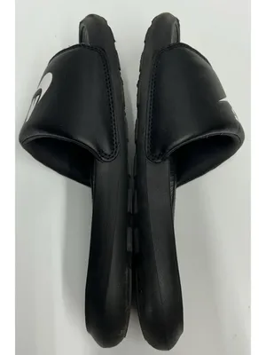 Nike Victori One Slides Women’s Size 8 Black White Logo CN9677-005 thumbnail 8