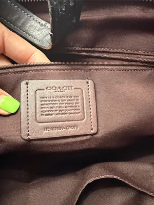 Coach Black Meadow Shoulder Bag in Signature Canvas Dual Straps Brown Interior thumbnail 9