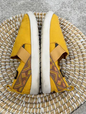 Teva Women’s Voya Slip On Shoes Flat Lightweight in Yellow Sunflower 7 thumbnail 8