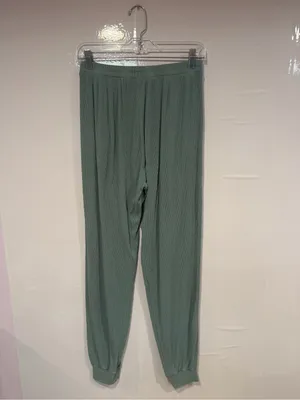 Alo ribbed Sage Green Lounge‎ Pants thumbnail 4