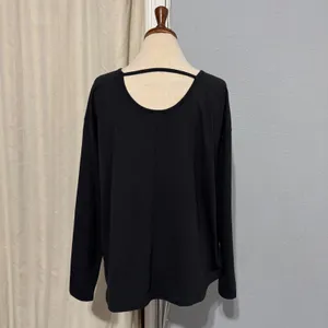 Members Mark Black Long Sleeve Active Tee Women's Size L Open Back‎ Detail thumbnail 5