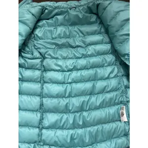 REI Co-Op Teal Puffer Down Insulated Full Zip Jacket Kids XL (18) Packable thumbnail 9