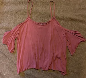 Charlotte Russe Blouse Top with cut out sleeve thumbnail 3