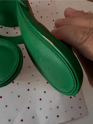 Elegant Green High-Heel Thong Sandals for Women thumbnail 3