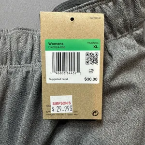 NWT Nike Shorts Women's XL Gray 5" Dri-FIT Training Loose DX6024-068 Athleisure thumbnail 7