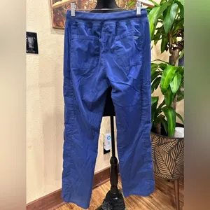 EUC Cherokee dark blue scrub pants relax style 6 pockets Sz XS elastic waist. thumbnail 2