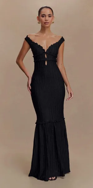 Meshki Dress Maxi Black thumbnail 1