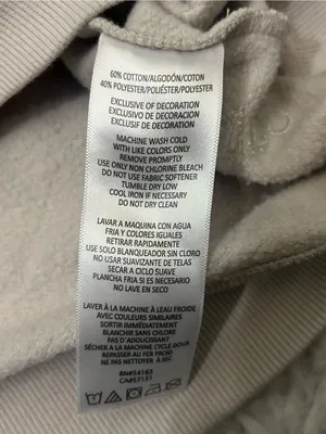 Calvin Klein Performance light tan crewneck long sleeve sweatshirt woman’s L thumbnail 5