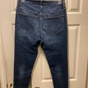 J. Crew High Rise Dark Blue Jeans thumbnail 2