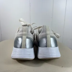 Adidas QT Racer White Pink Striped Lightweight Low Top Athletic Running Sneakers thumbnail 5