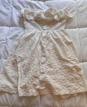 Meshki Mini Dress White thumbnail 1