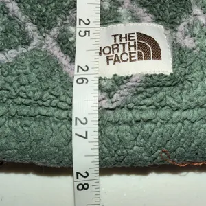 The North Face Campshire Womens XL Green White Fleece 1/4 Zip Hooded Pullover thumbnail 8