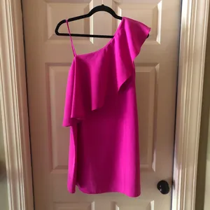 The Clothing Exchange Company Pretty In Pink One Shoulder thumbnail 2